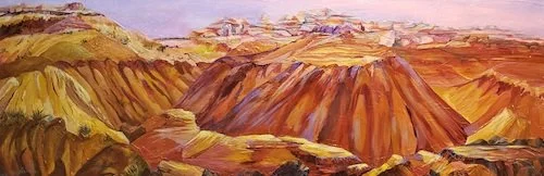 Badlands National Park landscape Painting SKU SQ199099 acrylic art